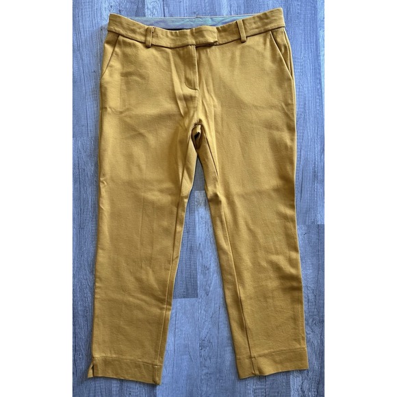 Malu Pants - Malu Yellow dress pants cropped women's Size Large L Slit